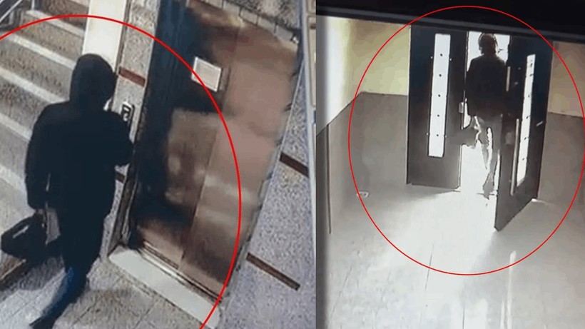 Dairenin Önündeki Ayakkabıyı Çaldı, Yerine Terlik Bıraktı