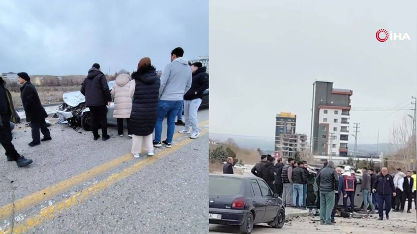 Başkent'te Feci Kaza! Hepsi Birbirine Girdi, Yaralılar var