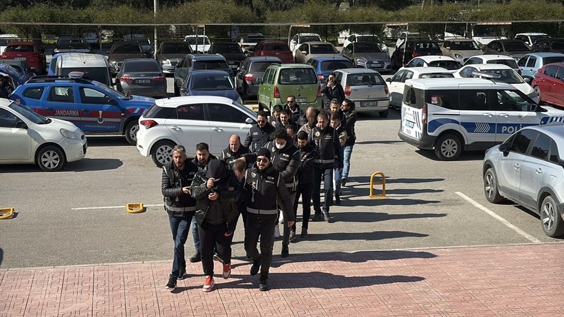 Muğla'da Suç Örgütüne Operasyon... 8 Kişi Tutuklandı