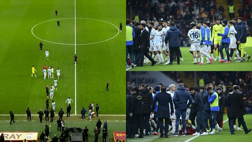 Rams Park'ta İnanılmaz Olay! Adana Demirspor, Galatasaray Maçında Sahadan Çekildi