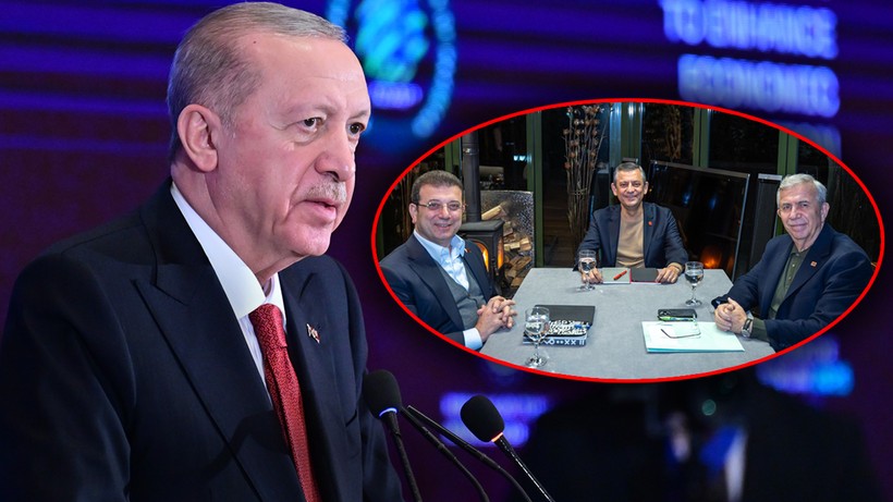 Cumhurbaşkanı Erdoğan'a Üçlü Zirve Soruldu! 'Üç Kişi de Birbirini Yemeye Başladı'