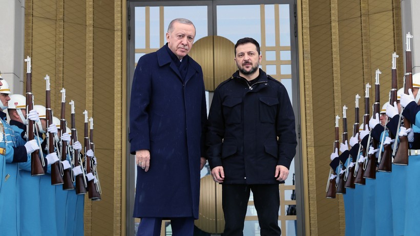 Cumhurbaşkanı Erdoğan ile Zelenskiy Görüşmesi Başladı