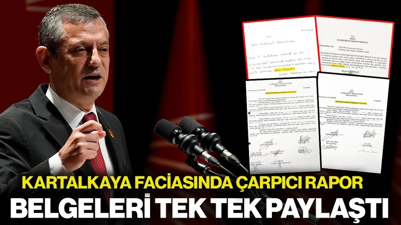 Özgür Özel’den Çarpıcı Kartalkaya Raporu, Belgeleri Tek Tek Paylaştı