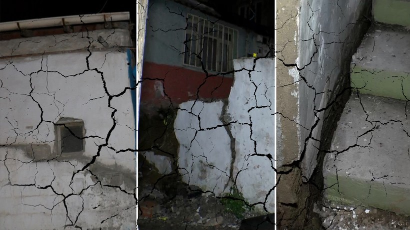 İstanbul'da Yürekler Ağza Geldi: Yol Çöktü, 4 Bina Boşaltıldı