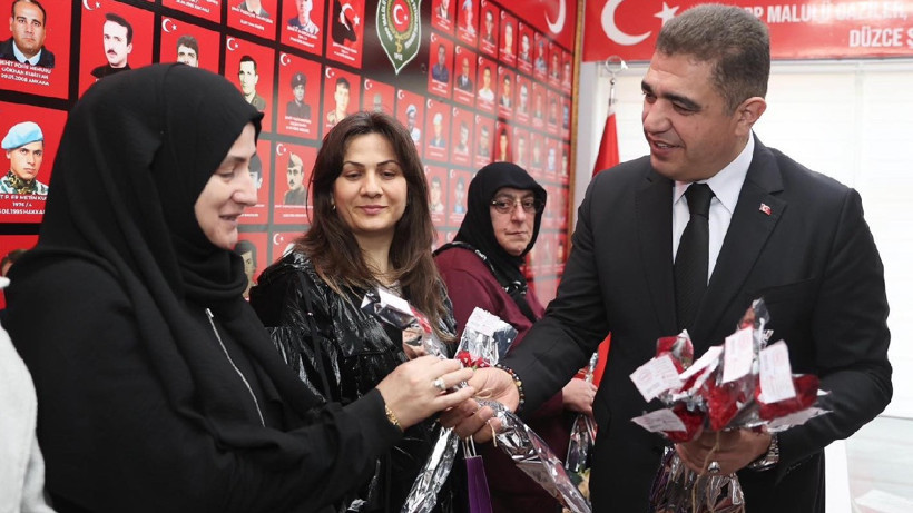 Düzce’de Şehit ve Gazi Ailelerine 8 Mart’ta Anlamlı Ziyaret