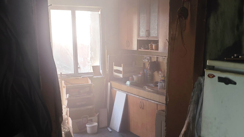 Evinde Yangın Çıktı, Yaşlı Adam Faciadan Son Anda Kurtuldu