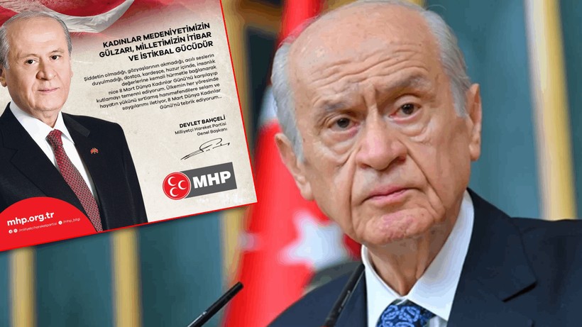 MHP Lideri Bahçeli'den Kadınlar Günü Mesajı