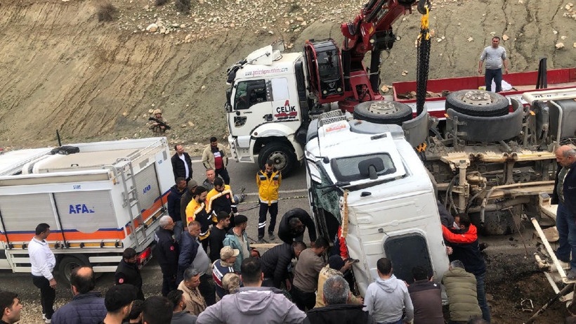 Siirt’te Beton Mikseri Devrildi: Sürücü Hayatını Kaybetti