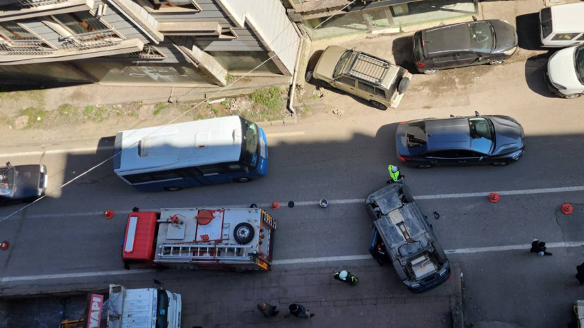 Zonguldak’ta Otomobil Takla Attı: 1 Kişi Yaralandı
