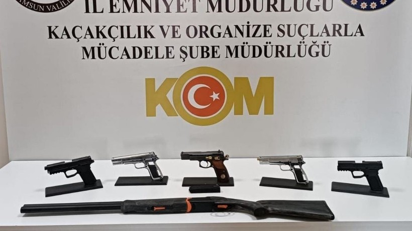 Samsun’da Silah Ticareti Operasyonu: 2 Gözaltı