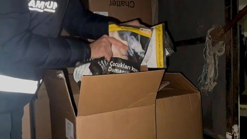 Samsun’da 650 Kilo Kaçak Tütün Ele Geçirildi