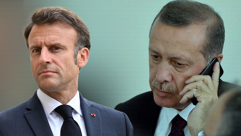 Cumhurbaşkanı Erdoğan Macron ile Görüştü