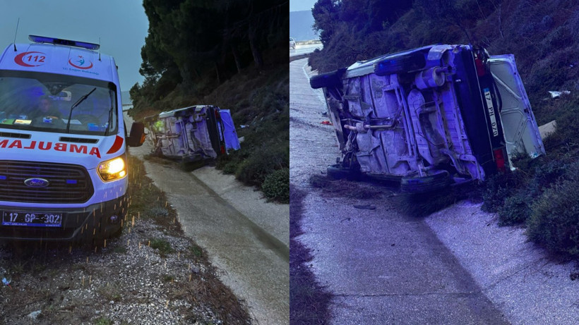 Sürücü Direksiyon Hakimiyetini Kaybetti, Otomobil Yan Yattı: 6 Yaralı