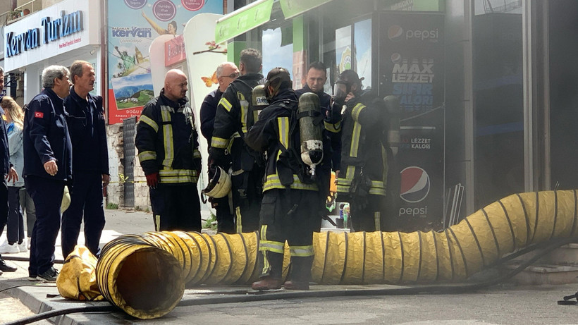 Banka'da Korkutan Alevler!