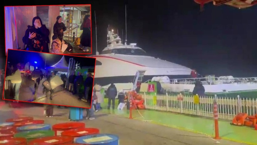 Denizde Korku Dolu Anlar... BUDO'da Yangın: 5 Kişi Hastaneye Kaldırıldı