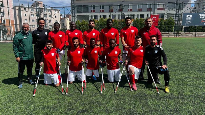Şahinbey Ampute Futbol Takımından Galibiyet