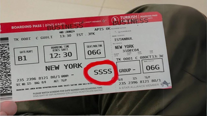 Uçak Biletlerinde SSSS Yazanlar Yandı: Meğer Bu Anlama Geliyormuş