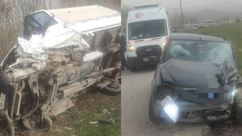 Otomobil ile Kamyonet Birbirine Girdi: 3 Yaralı