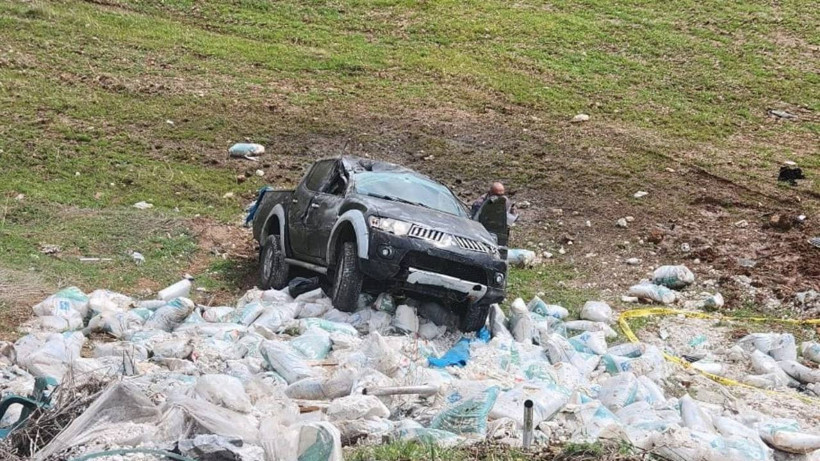 Kamyonet Şarampole Uçtu! 2 Yaralı