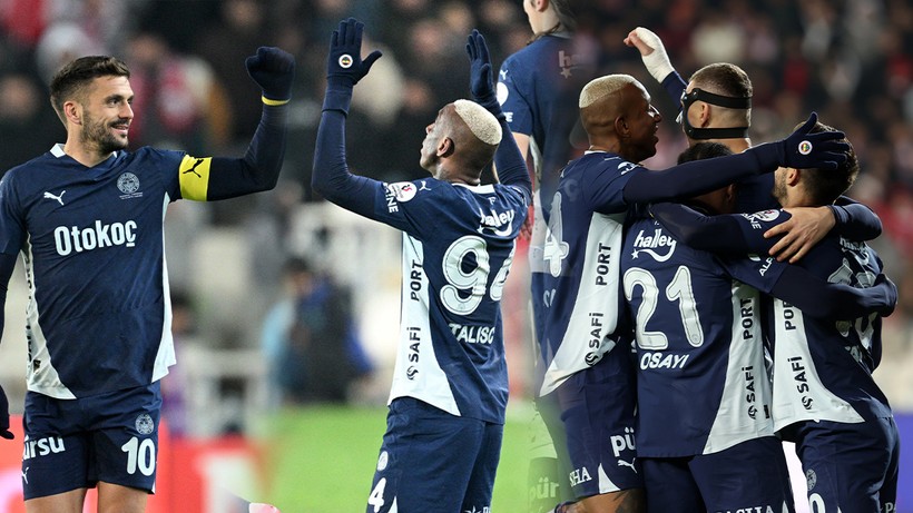 Fenerbahçe Zirve Takibini Sürdürüyor! Sarı Lacivertliler Sivas'ta Hata Yapmadı