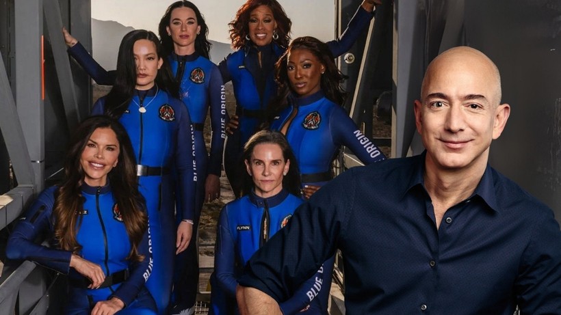 Jeff Bezos'tan Düğün Öncesi İlginç 'Hediye'... Nişanlısını Uzaya Gönderiyor