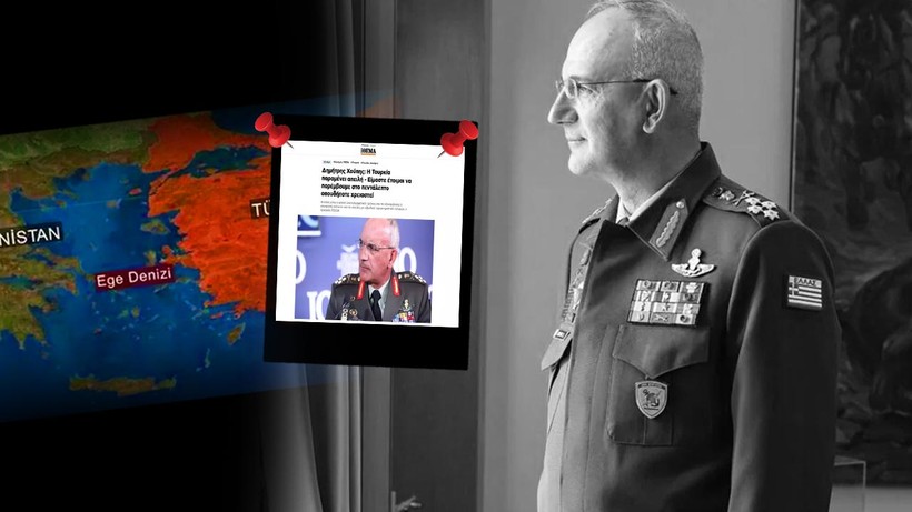 Yunanistan Genelkurmay Başkanı'ndan Skandal Sözler! ‘Huzur Yok’ Dedi, Tehdit Etti