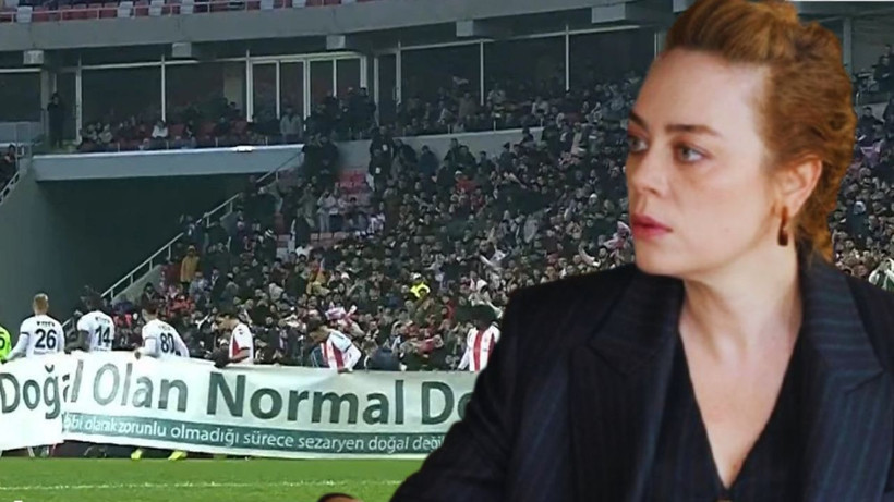 Demet Evgar'dan 'Normal Doğum' Pankartına Tepki