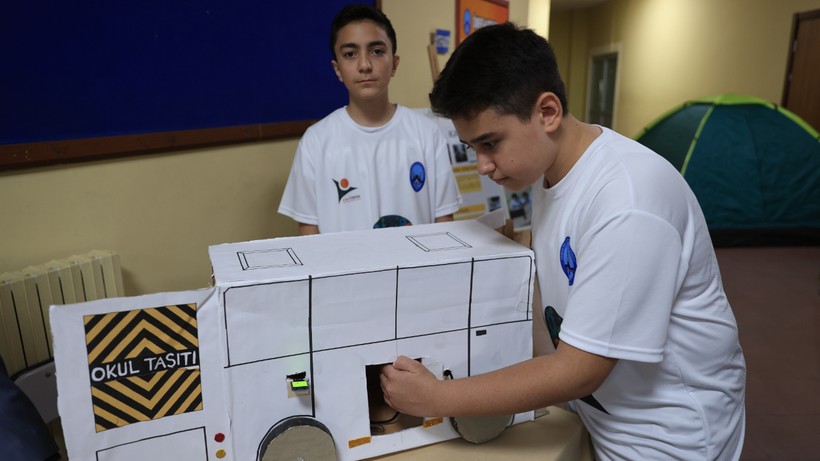 Edirne'de Öğrencilerden Çarpıcı Sistem