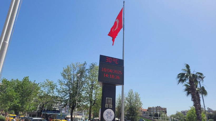 Aydın’da Termometreler Yazı Müjdeledi