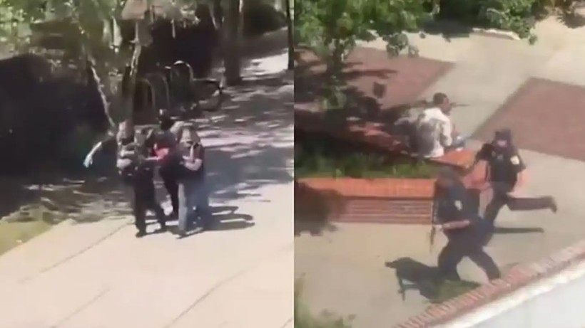 Ülkeyi Ayağa Kaldıran Görüntü! Kanlar İçindeki Kadını Kayda Alıp Kahvesini Yudumladı