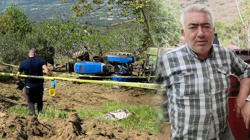 Devrilen Traktörün Sürücüsü Hayatını Kaybetti