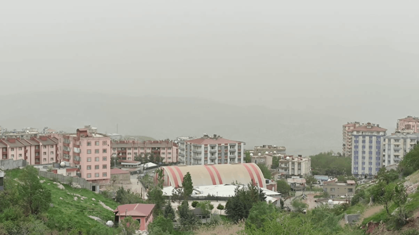 Şırnak'ta Toz Taşınımı Etkili Oldu