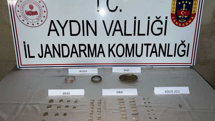 Aydın'da Tarihi Eser Operasyonu, 66 Parça Bulundu