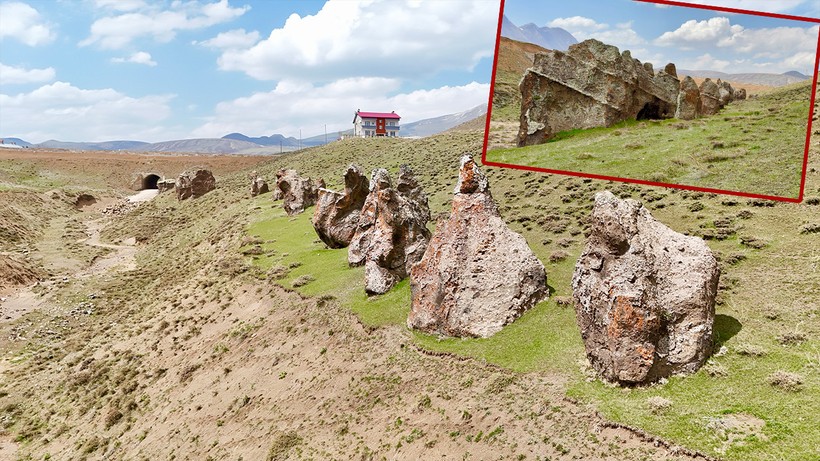 'Nemrut'un Develeri'ni Yol İnşaatında Kullanmışlar: Yüzlerce Yıllık Tarih Göz Göre Göre Yok Oluyor