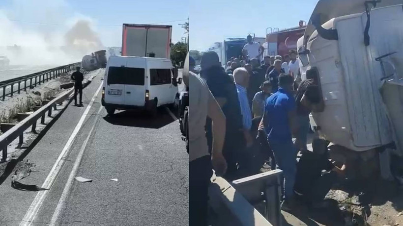 Mardin’de Feci Kaza: Akaryakıt Tankeri Devrildi, 1 Kişi Hayatını Kaybetti