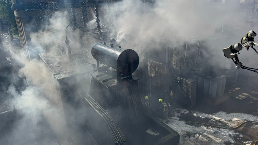 Londra'da Yangın Paniği