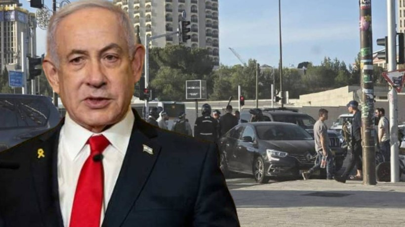 Netanyahu'nun Konvoyu Kaza Yaptı
