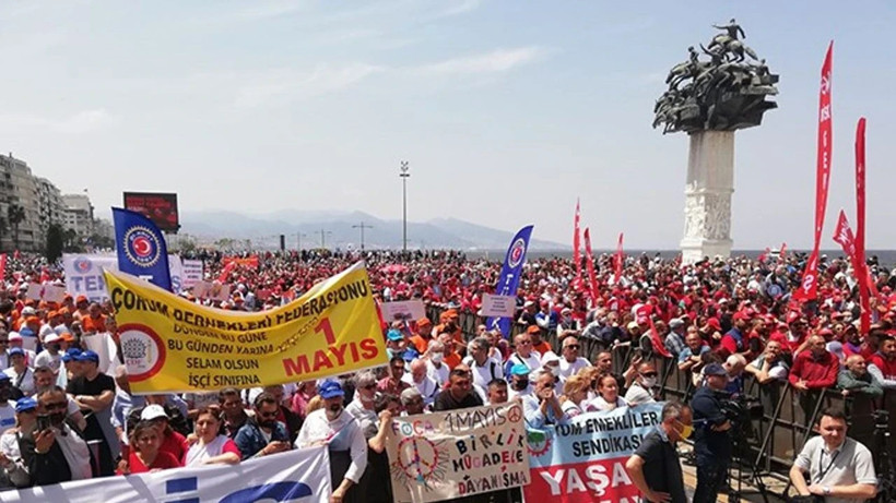 İzmir’de 1 Mayıs’ın Adresi Gündoğu Meydanı