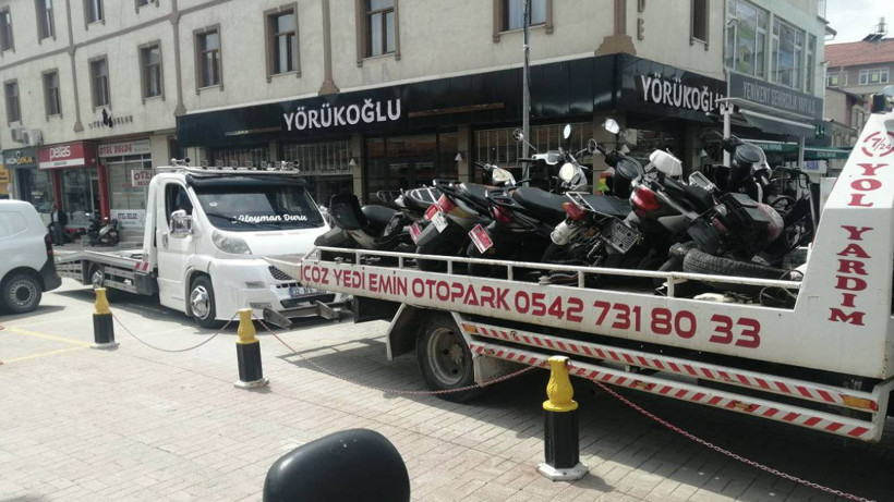 Isparta'da 55 Motosiklet Trafikten Men Edildi