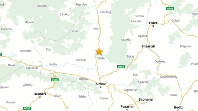 Kütahya'da Yine Şiddetli Deprem