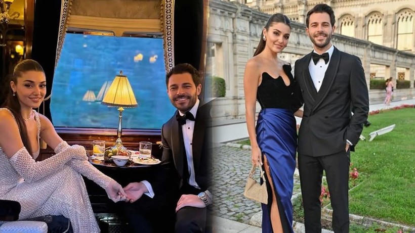Hande Erçel ile Hakan Sabancı'dan Aşk Pozu... Roma-Paris Treninden Paylaştılar