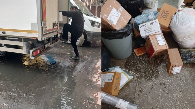 Ağrı’da PTT Kargo Şubesini Su Bastı: Gönderiler Zarar Gördü