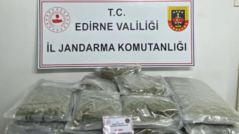 Edirne’de Uyuşturucu Operasyonu:  16.5 Kilo Skunk Ele Geçirildi