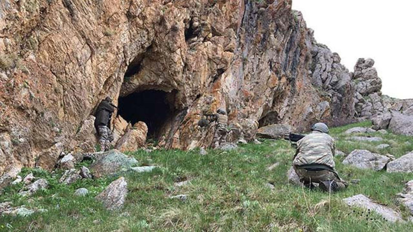 TSK, PKK'nın Kullandığı Mağarayı Buldu