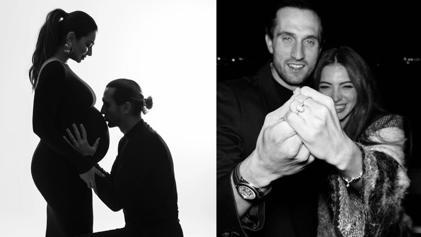 Melisa Aslı Pamuk ile Yusuf Yazıcı Bebeklerinin Yüzünü İlk Kez Gösterdi! Sosyal Medya 'Mylan'ı Konuşuyor