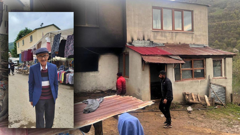 Giresun'da Acı Olay! Yalnız Yaşayan Adam Yangında Öldü