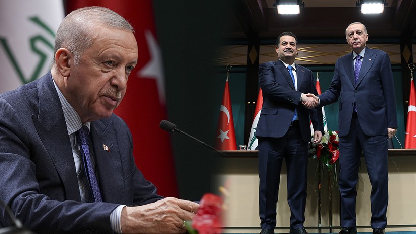 Cumhurbaşkanı Erdoğan ve Irak Başbakanı Sudani'den Net Mesaj: 'Bölgemizin Geleceğinde Teröre Yer Yok'