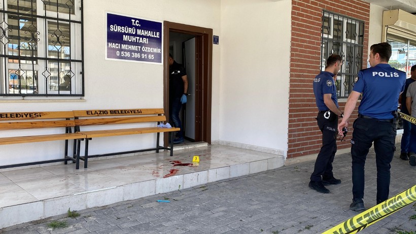Elazığ’da Mahalle Muhtarı Silahlı Saldırıya Uğradı