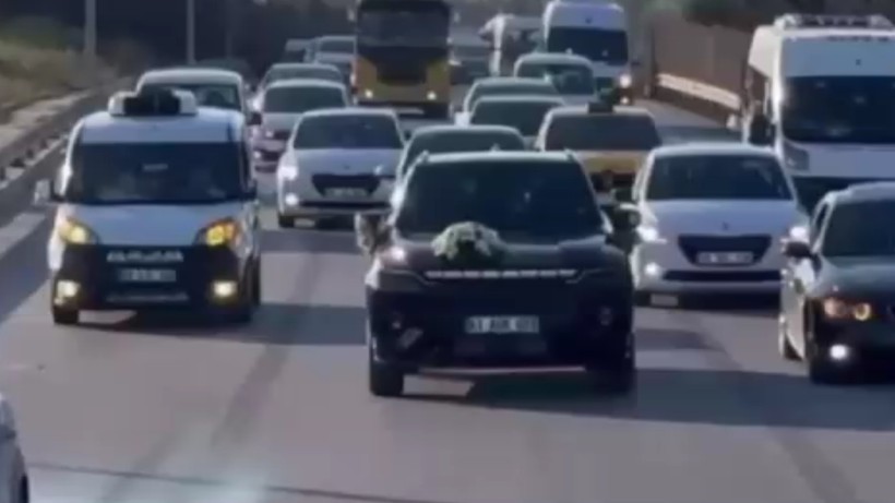 Gebze’de Düğün Konvoyunda Drift Yapan Sürücüye 46 Bin Lira Ceza