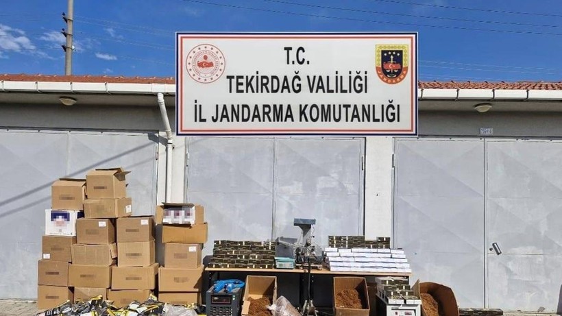 Tekirdağ’da 240 Bin Makaron ve 220 Kilo Tütün Ele Geçirildi
